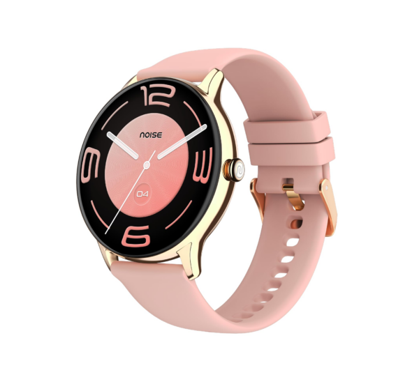 Noise Twist Go Round dial Smartwatch with BT Calling, 1.39″ Display (Rose Pink)