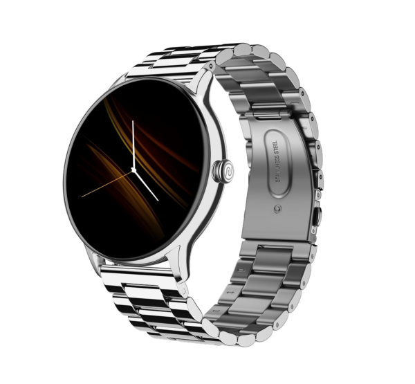 Noise Twist Go Round dial Smartwatch with BT Calling, 1.39″ Display (Elite Silver)