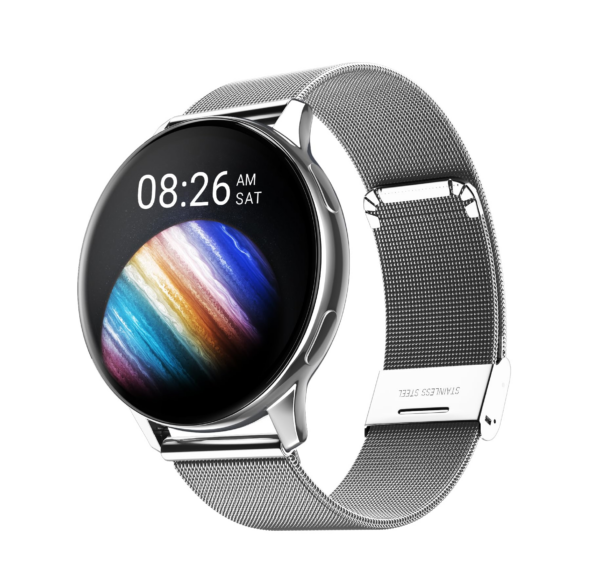 Noise Newly Launched Vortex Plus 1.46” AMOLED Display, AoD, BT Calling, Sleek Metal Finish (Silver Link)