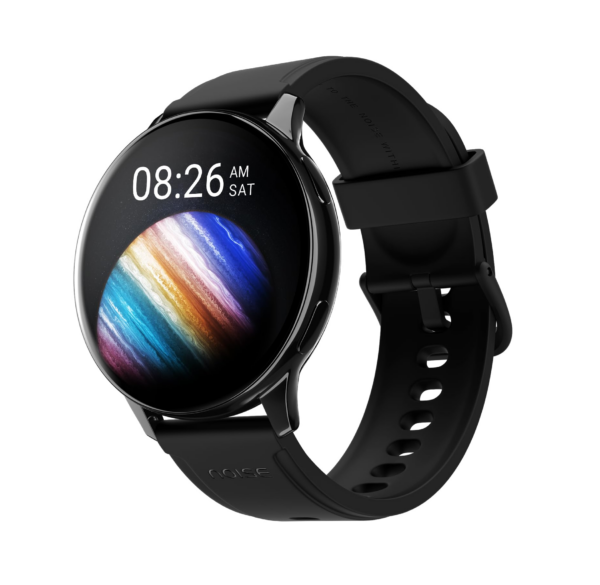 Noise Newly Launched Vortex Plus 1.46” AMOLED Display, AoD, BT Calling, Sleek Metal Finish (Jet Black)