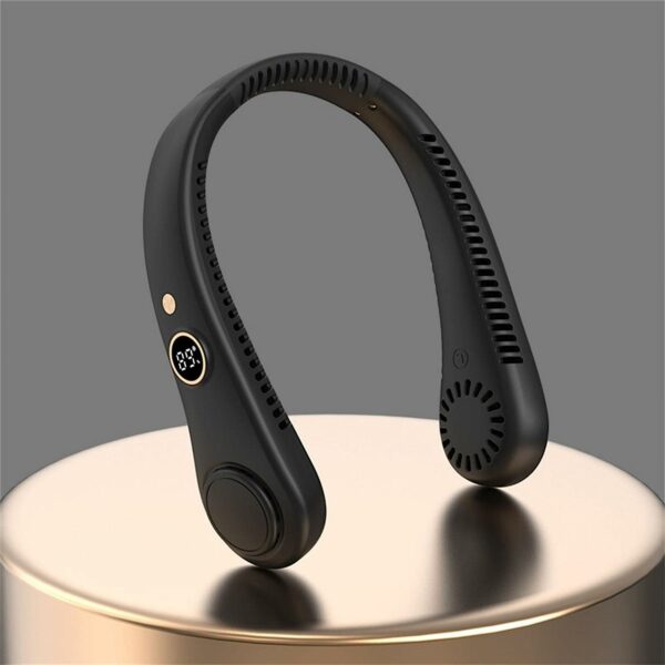 Onyxtron Neclband Portable Air Conditioning Neck Cooler (Black)