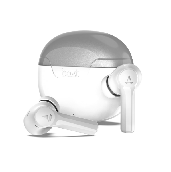 boAt Newly Launched Airdopes 300 TWS in Ear Earbuds (Chrome White)