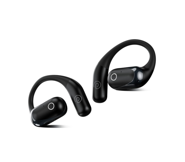 pTron Newly Launched Zenbuds Evo X2 Pro Open Ear Wireless Earbuds (Black)