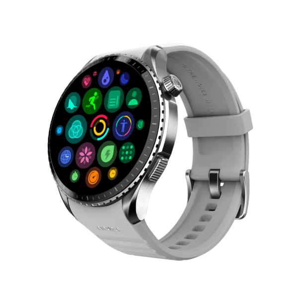 Noise Origin Smart Watch Smoothest UI Experience (New Nebula UI) & EN 1 Processor, 1.46” ApexVision AMOLED Display (Silver Grey)