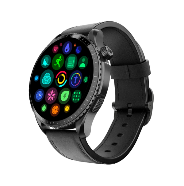 Noise Origin Smart Watch Smoothest UI Experience (New Nebula UI) & EN 1 Processor, 1.46” ApexVision AMOLED Display (Classic Black)