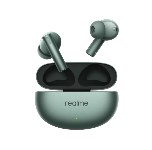 realme Buds Air 6 TWS Earbuds with 12.4 mm Deep Bass Driver, 40 Hours Play time (Forest Green)