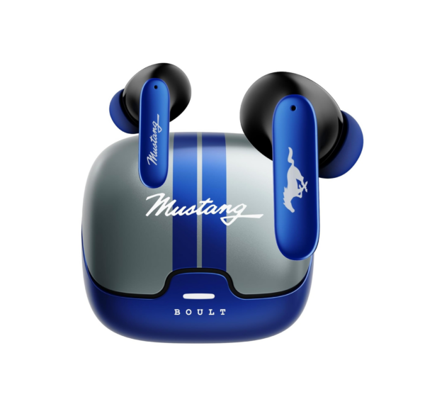 Boult Mustang Dash with 100 Hrs Battery, App Support, Dual Pairing, 4 Mic ENC, 5.4v Bluetooth Headset (Dash, In the Ear)