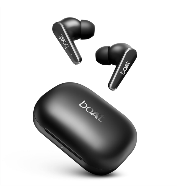 boAt Newly Launched Airdopes 280 ANC TWS in-Ear Earbuds (Active Black)