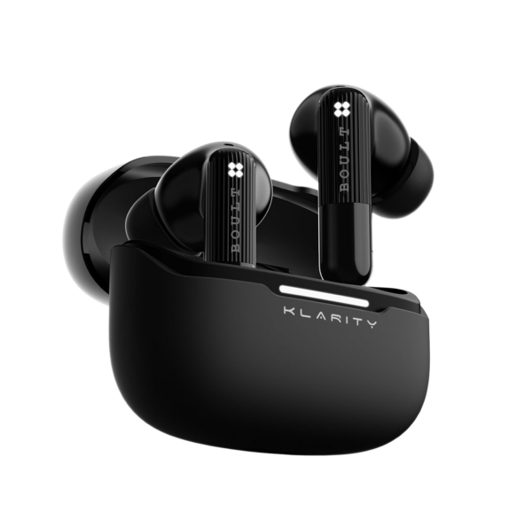 Boult Newly Launched Klarity 3 6-Mic Hybrid ANC (Upto 50dB) in Ear Earbuds (Obsidian Black)