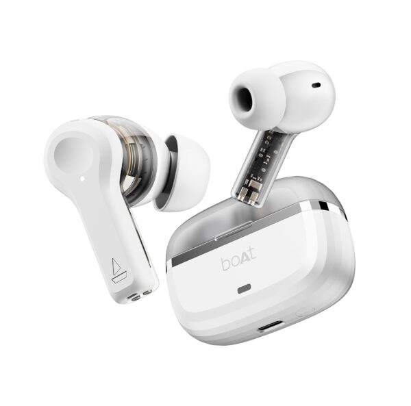 boAt Newly Launched Nirvana Space Truly Wireless in-Ear Earbuds (Celestial White)
