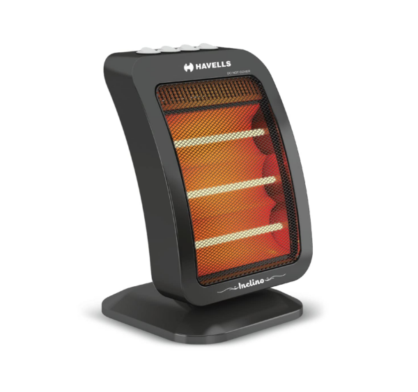 Havells Inclino 1200 Watt 3 Rod Halogen Heater (Black)