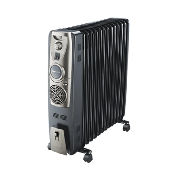 Bajaj Majesty OFR 9 Fin Plus 2000W Oil Filled Room Heater For Home, Black