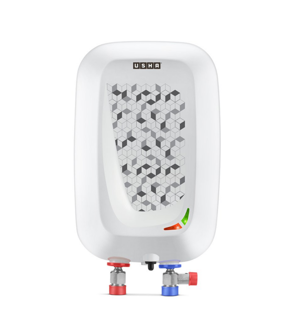 USHA Instano Instant 1-Litre Verticle Water Heater (Moonlight White)