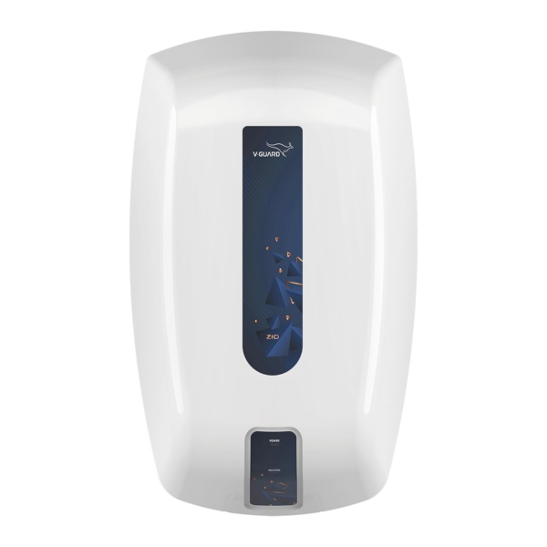 V-Guard Zio Instant Geyser 5 Ltr Wall Mount Water Heater, White-Blue
