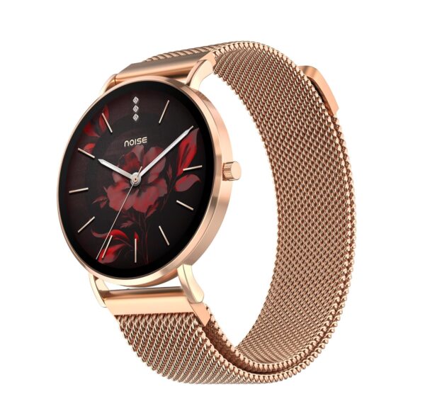 Noise Diva 2 Fashion Smart Watch for Women with Sleekest Dial, AMOLED Display (Rose Link)