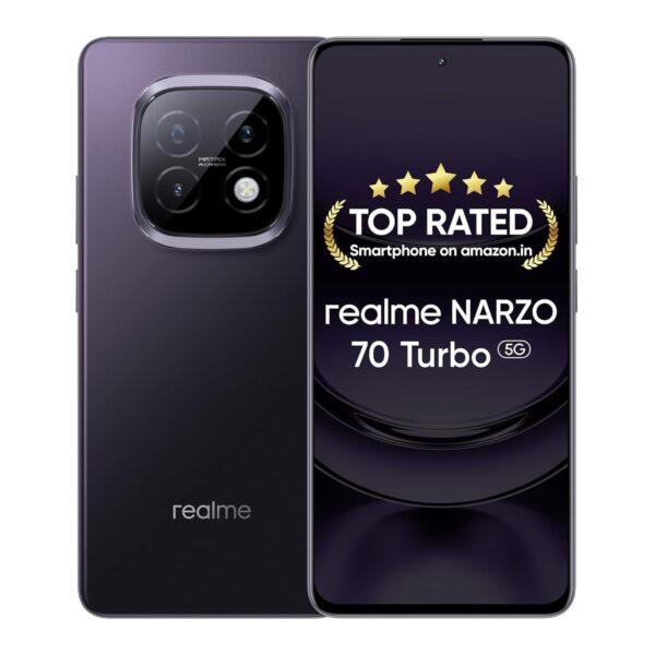 realme NARZO 70 Turbo 5G (Turbo Purple,12GB RAM,256GB Storage)