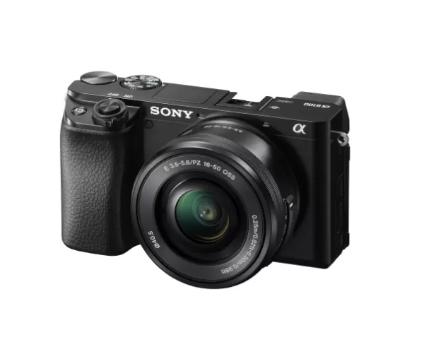 SONY Alpha ILCE-6100L APS-C Mirrorless Camera with 16-50 mm Power Zoom Lens (Black)