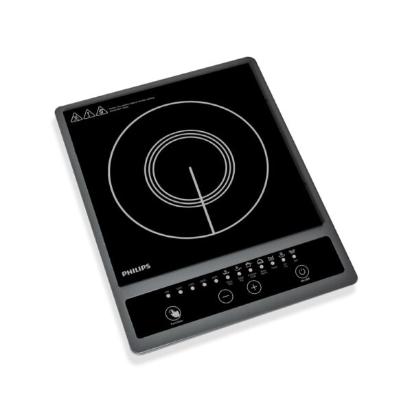 Philips 1300W Induction Cooktop with Triple MOV for 4kW surge protection with soft touch control 7 Preset Menus