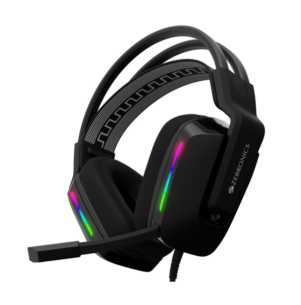 ZEBRONICS Havoc Premium Gaming Over Ear Headphone (Black)