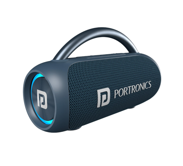 Portronics Radiant 30W Wireless Bluetooth Portable Speaker With In-Built Mic,6 Hours Playtime (Blue)
