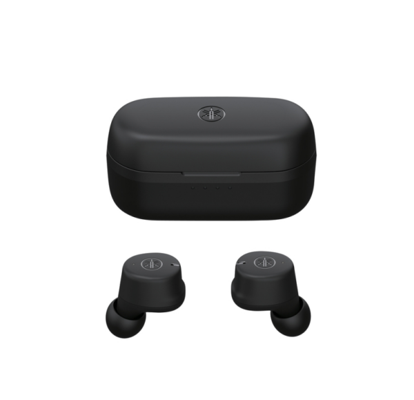 YAMAHA TW-E3C True Wireless Earbuds with Ambient Sound, Clear Voice Calling, & Gaming Mode (Black)