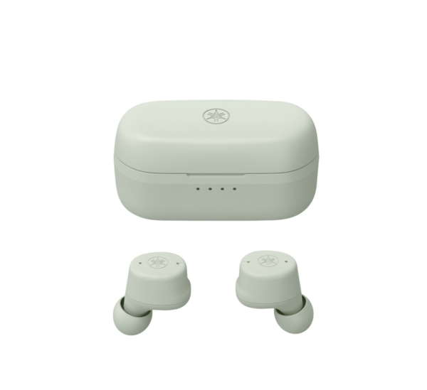 YAMAHA TW-E3C True Wireless Earbuds with Ambient Sound, Clear Voice Calling, & Gaming Mode (Green)
