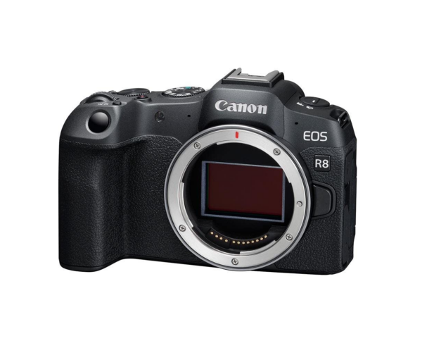Canon EOS R8 Full-Frame 24.2 MP Mirrorless Camera Body, 4K Full HD Video Recording (Black)