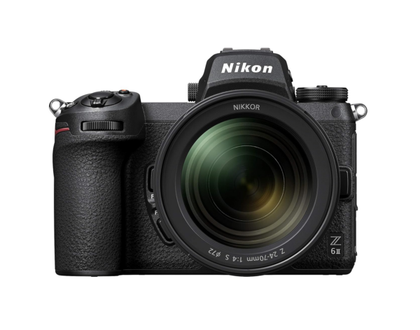 Nikon Z6 II Mirrorless Camera Z 24-70mm Lens with Additional Battery, Optical Zoom, Black