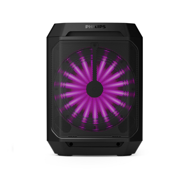 Philips New TAX2208 Bluetooth Party Speaker,30W Dynamic Bass Boost, 3000mAh Battery, Aux-in, Karaoke Mic Input