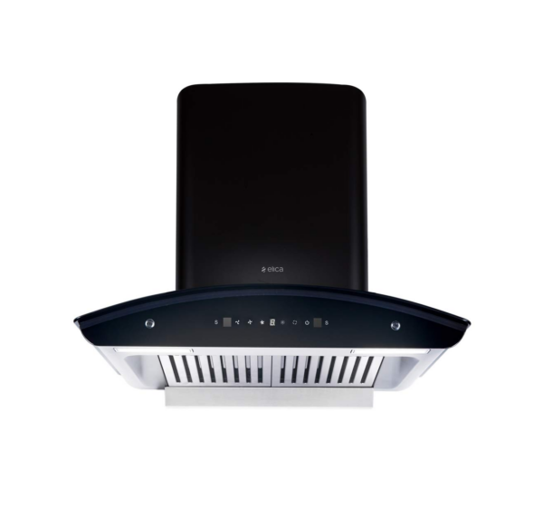 Elica 60 cm 1500 m3/hr Autoclean Baffle Filter Kitchen Chimney(WD TBF HAC 60 MS NERO, Touch + Motion Sensor Control, Black)