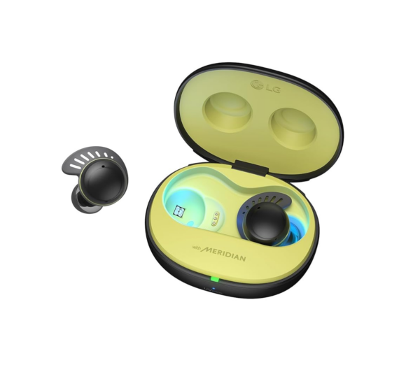 LG TONEFree Fit TF7Q True Wireless Earbuds, Active Noise Cancellation (Black, True Wireless)