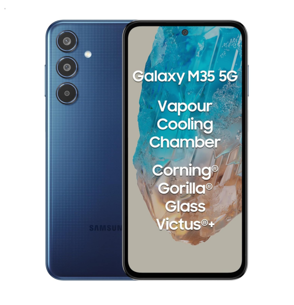 Samsung Galaxy M35 5G (Moonlight Blue,8GB RAM,256GB Storage)