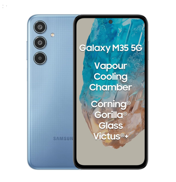 Samsung Galaxy M35 5G (Daybreak Blue,8GB RAM,256GB Storage)