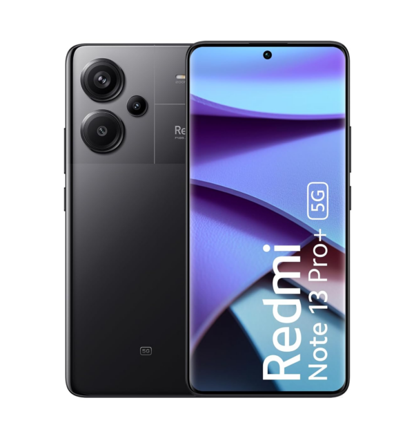 Redmi Note 13 Pro+ 5G (Fusion Black, 8GB RAM, 256GB Storage)
