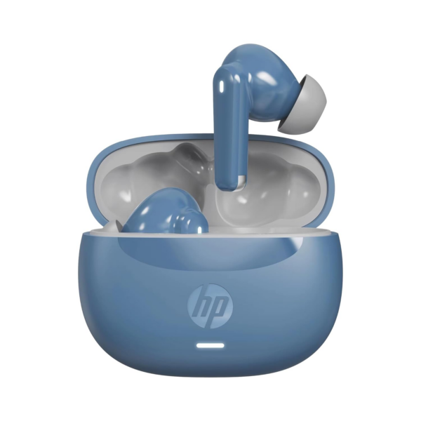 HP H150 Wireless in-Ear Earbuds, Bluetooth Connectivity, Digital Active Noise Cancelation, 7 Hours of Playtime, Blue
