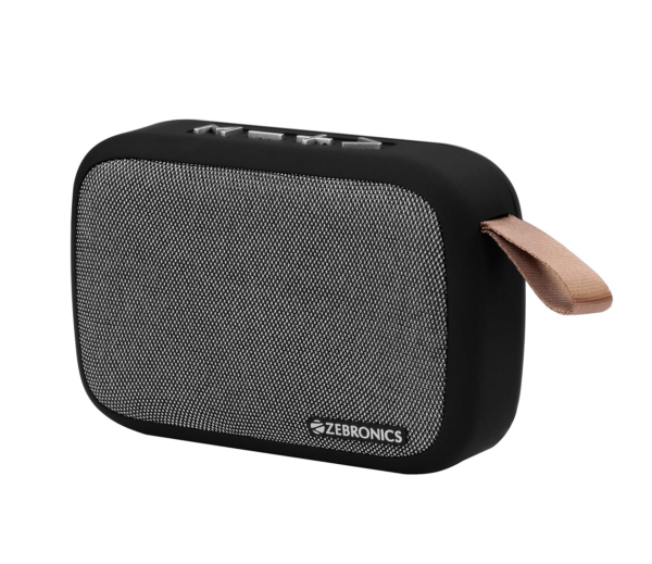 ZEBRONICS Zeb-Delight 3 Watt Wireless Bluetooth Portable Speaker (Gray)