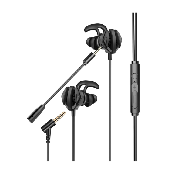 Cosmic Byte CB-EP-05 Wired Gaming in Ear Earphone with Microphone Detachable for PC, PS4, Mobiles, Tablets (Black)