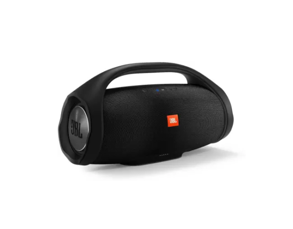 JBL Boombox with 24Hrs Playtime, IPX7 Waterproof Bluetooth Party Speaker  (Black, Stereo Channel)