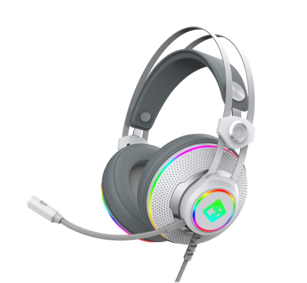 Cosmic Byte Proteus Headset Dual Input USB and 3.5mm, 7.1 Surround Sound, RGB LED (White)