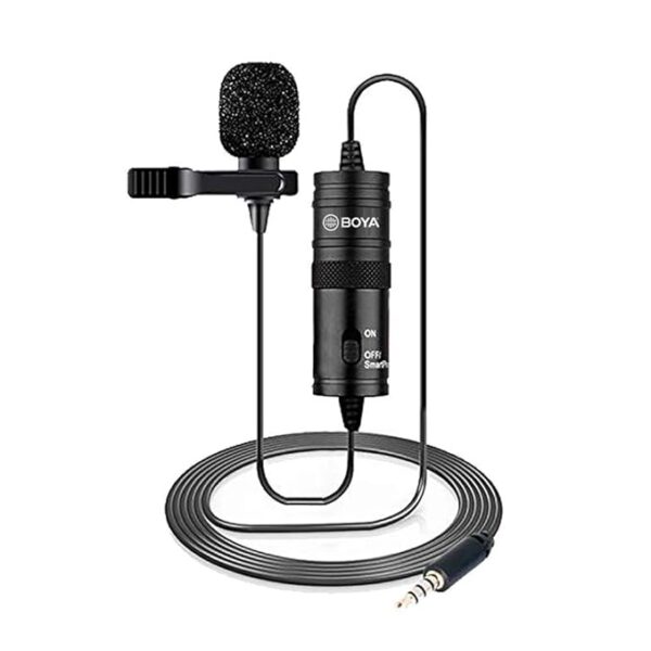 Boya by M1 Lavalier Microphone for Smartphones, Canon, Nikon DSLR Cameras and Camcorders