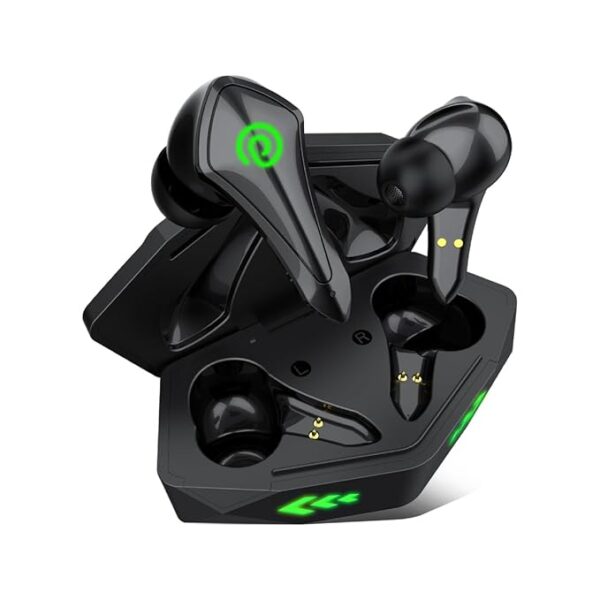 pTron Basspods Torq TWS Earbuds with 40ms Low Latency Gaming, TruTalk AI-ENC Calls, 40H Playtime