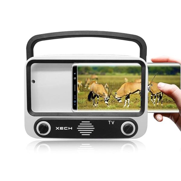 Xech Bluetooth Speaker with Phone Holder 5W Mini TV Wireless Speaker with 6H Play Time