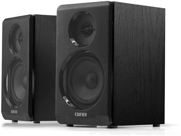Edifier R33BT 10 Watt 2.0 Channel Wireless Bluetooth Bookshelf Speaker (Black)