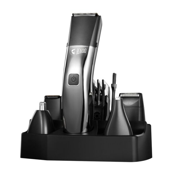 Beardo Chrome Beast Multipurpose Full Body Groomer Trimmer Set For Men 90 min. run time All-in-1 trimmer