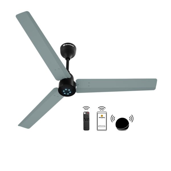 Atomberg Renesa Smart 1200mm BLDC Ceiling Fan with IoT & Remote With LED Indicators (Misty Teal)