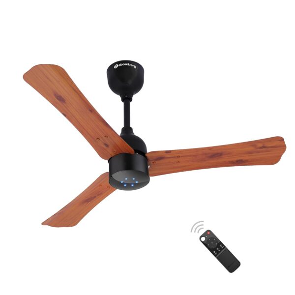 atomberg Renesa+ 900mm BLDC Ceiling Fan with Remote Control (Golden Oakwood)