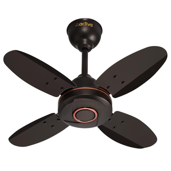 ACTIVA ORNET High Speed 850 RPM 4 Blades (600MM) Anti DUST Coating Ceiling Fan 2 Year Warranty ((Smoke Brown)