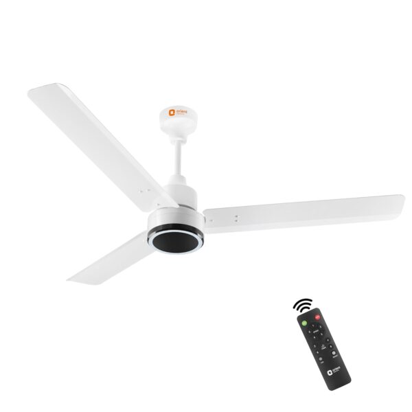 Orient Electric 1200 mm Zeno BLDC | BLDC energy saving ceiling fan with Remote |BEE 5-star rated (White)