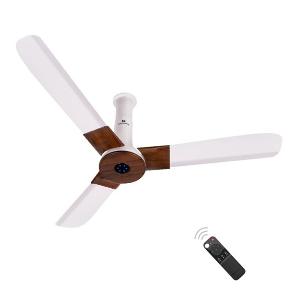 atomberg Studio+ 1200mm BLDC Ceiling Fan with Remote Control | BEE 5 star Rated (Dark Teakwood)