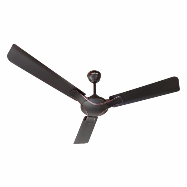 ACTIVA 1200 MM HIGH Speed 390 RPM Anti DUST Coating Pure Copper Corolla Ceiling Fan (COFFEE BROWN)
